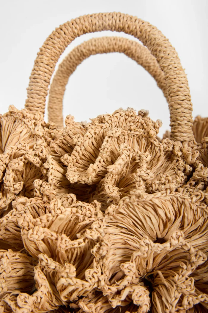Sac boule en raphia – Image 3