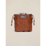 Grand sac seau réalisé en tissu enduit