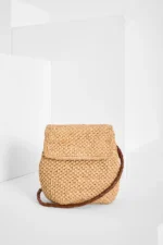 Mini sac en raphia