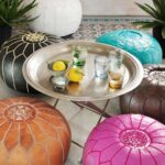 Pouf Artisanal Marocain en Cuir – Image 2