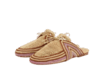 Mule en raffia de Bottega
