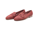 Mocassins en raffia | Brun