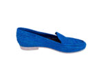 Chaussures mocassins en raffia