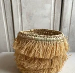 Baskets en raphia marocain ZULU tressées à la main - Trio