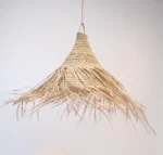 Suspension en raffia naturel