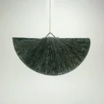 Lampe suspendue en raffia en forme de parasol – Image 2