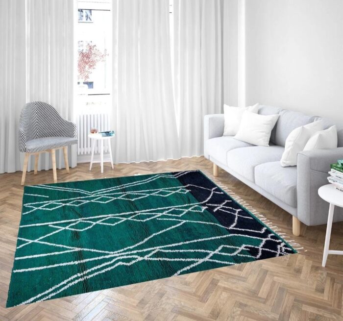 Tapis Beni Ourain  personnalisés du Maroc Vert – Image 2
