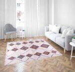 Tapis beni ourain sur mesure - Tapis marocain blanc – Image 3
