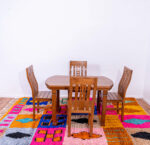 Tapis Beni Ourain personnalisés du Maroc coloré – Image 3