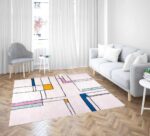 Tapis Beni Ourain  personnalisés du Maroc moderne coloré – Image 2
