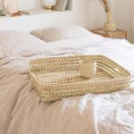 Plateau en feuilles de palmier XL