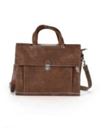Cartable en vrai cuir